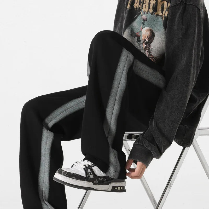 Henry - Pantalon avec bandes sur les côtés