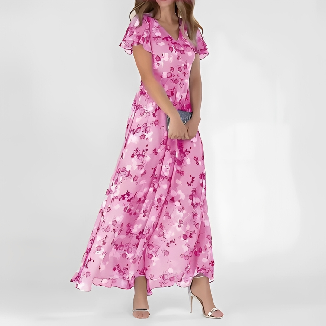 Davonie - Robe Florale Élégante