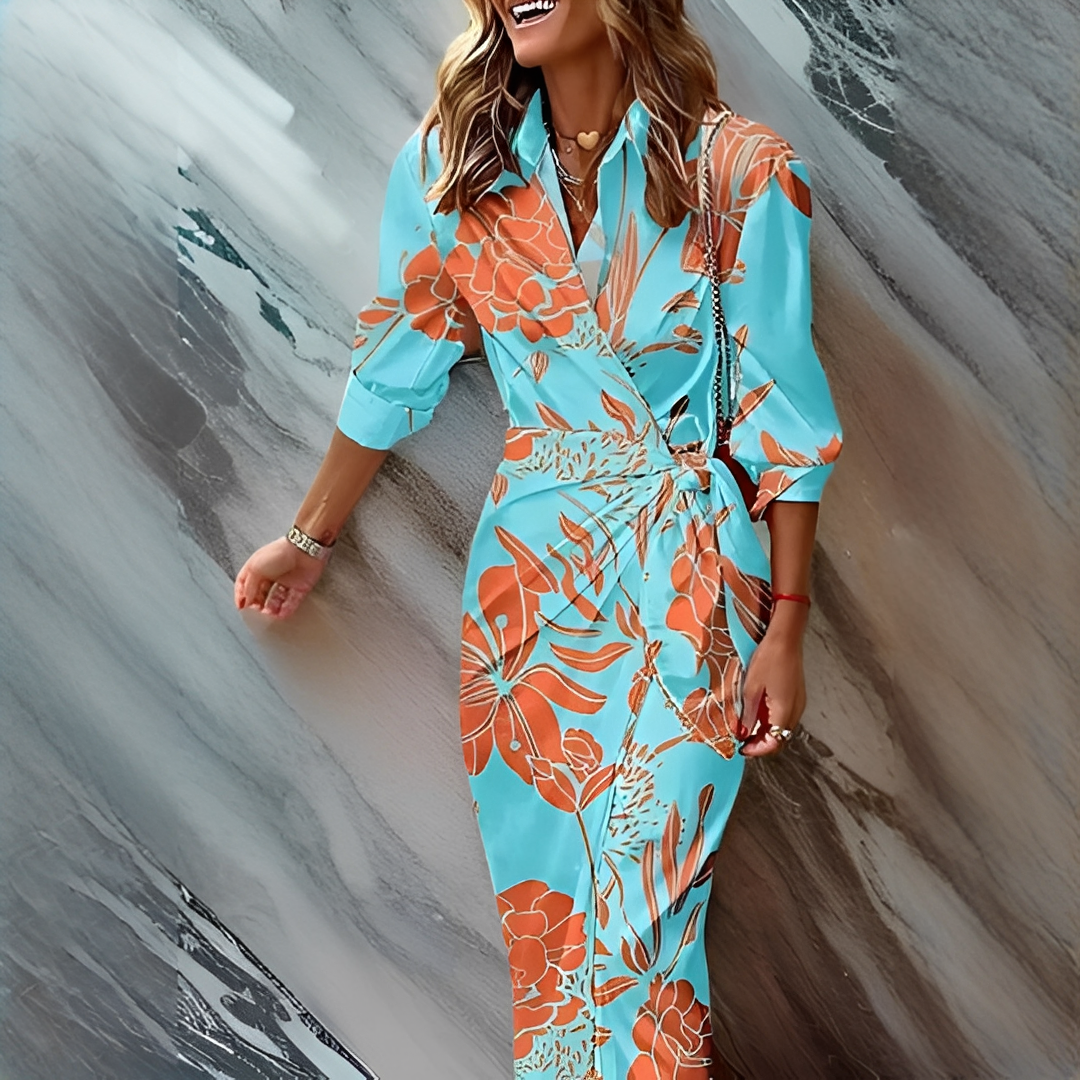 Emery - Robe Enveloppante Chic