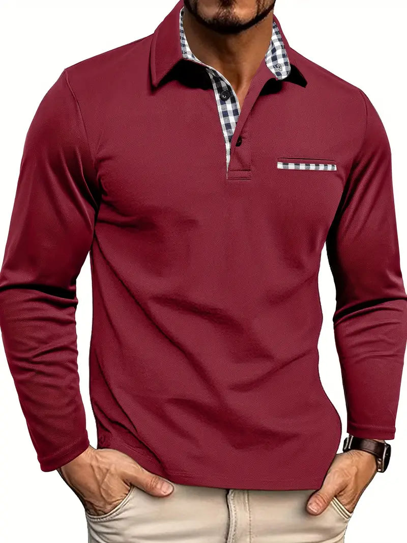 Levi - Polo t-shirt à col avec motifs tartan