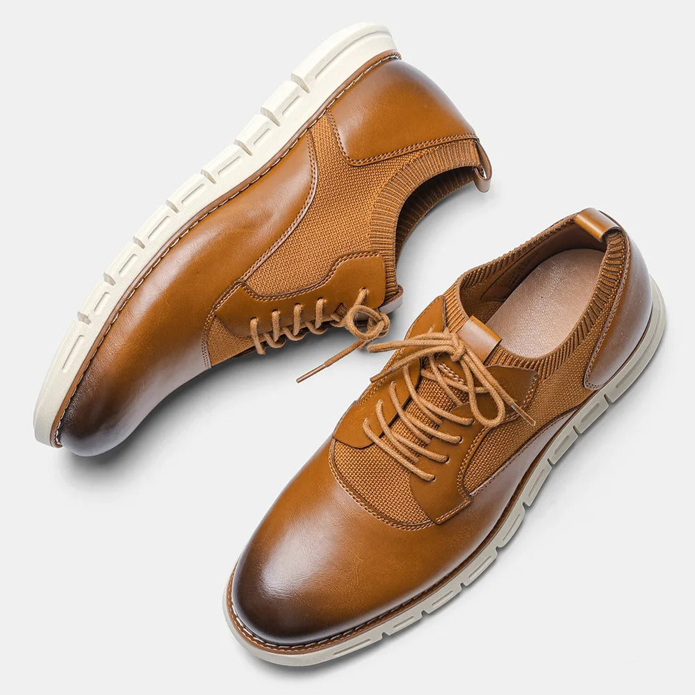 Silas - Chaussures de ville à lacets avec semelle profilée