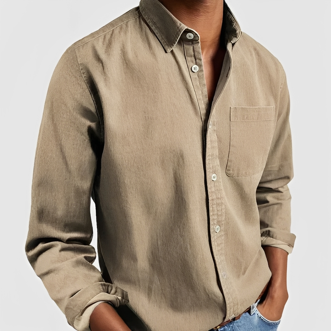 Liam - Chemise d'été contemporaine pour homme