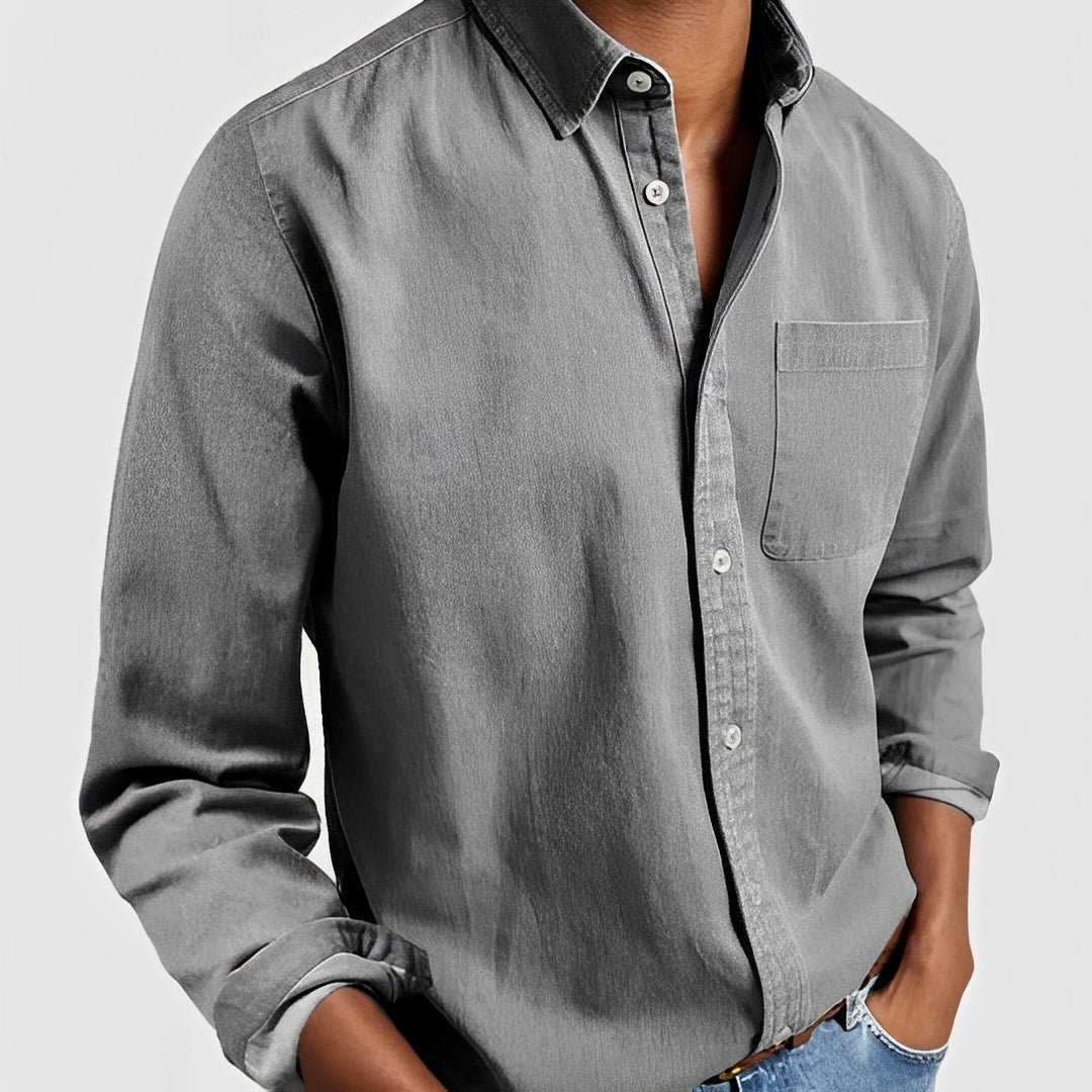 Liam - Chemise d'été contemporaine pour homme