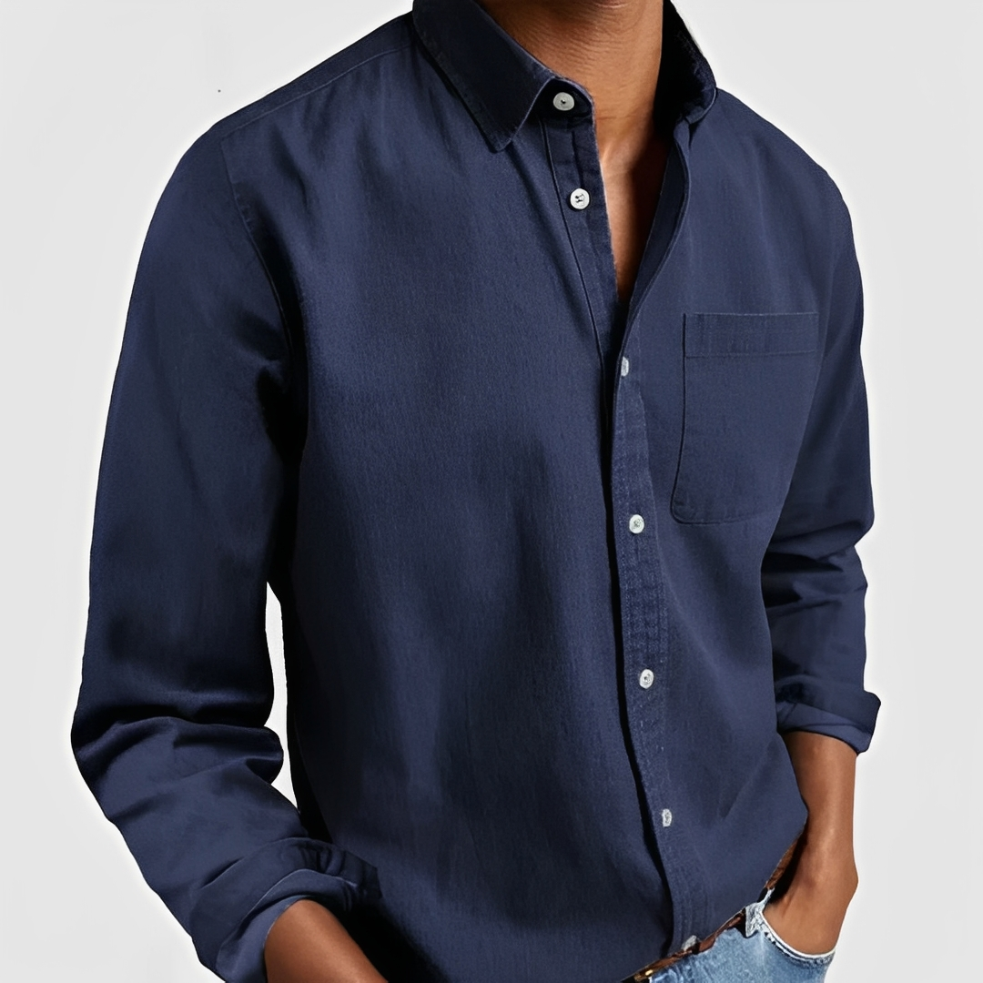 Liam - Chemise d'été contemporaine pour homme