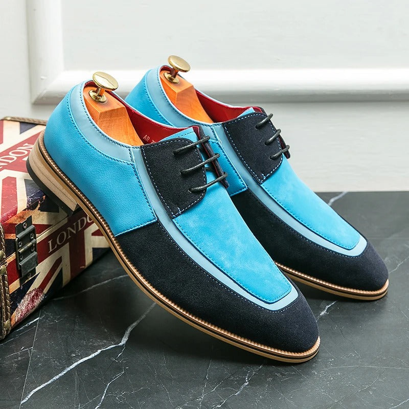 Theo - Souliers à lacets au design contrastant