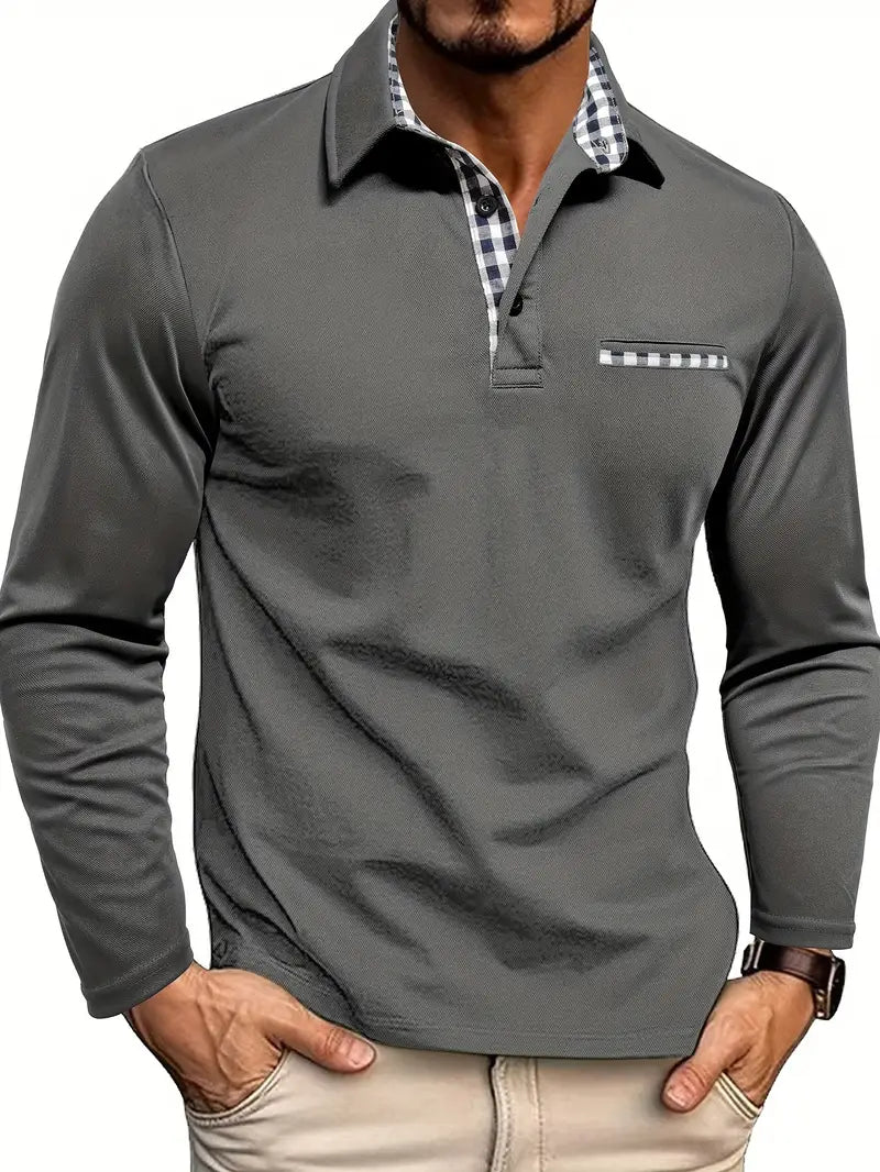 Levi - Polo t-shirt à col avec motifs tartan