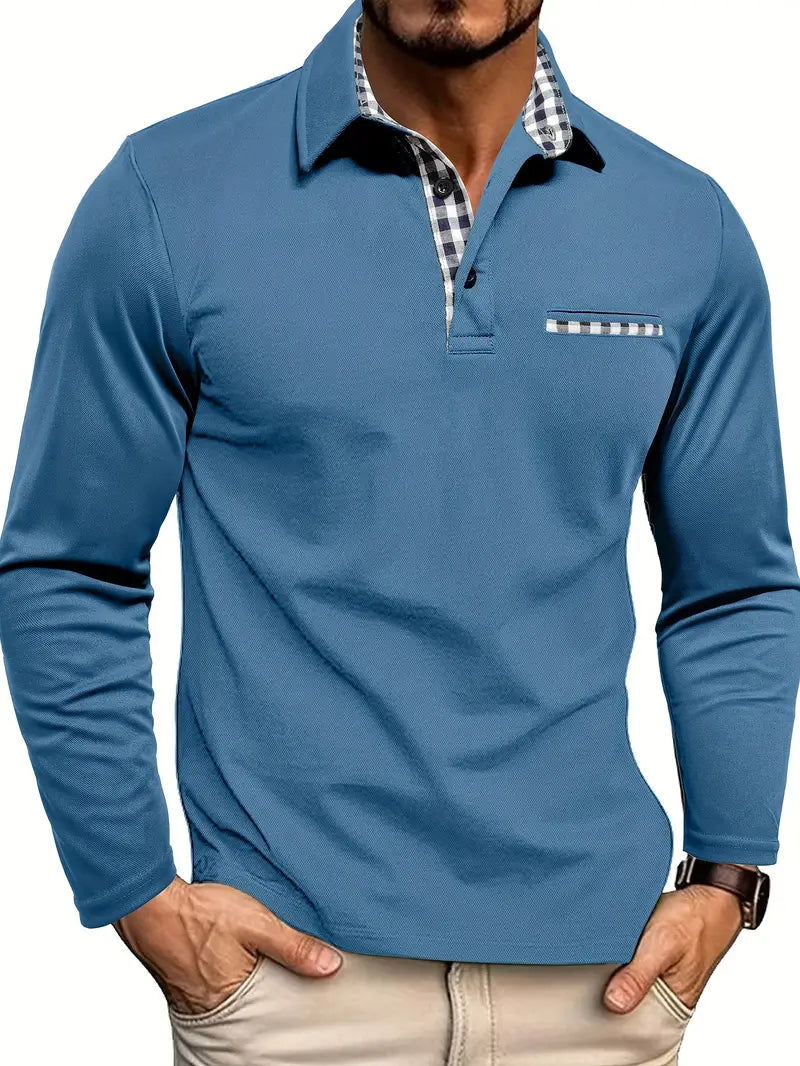 Levi - Polo t-shirt à col avec motifs tartan