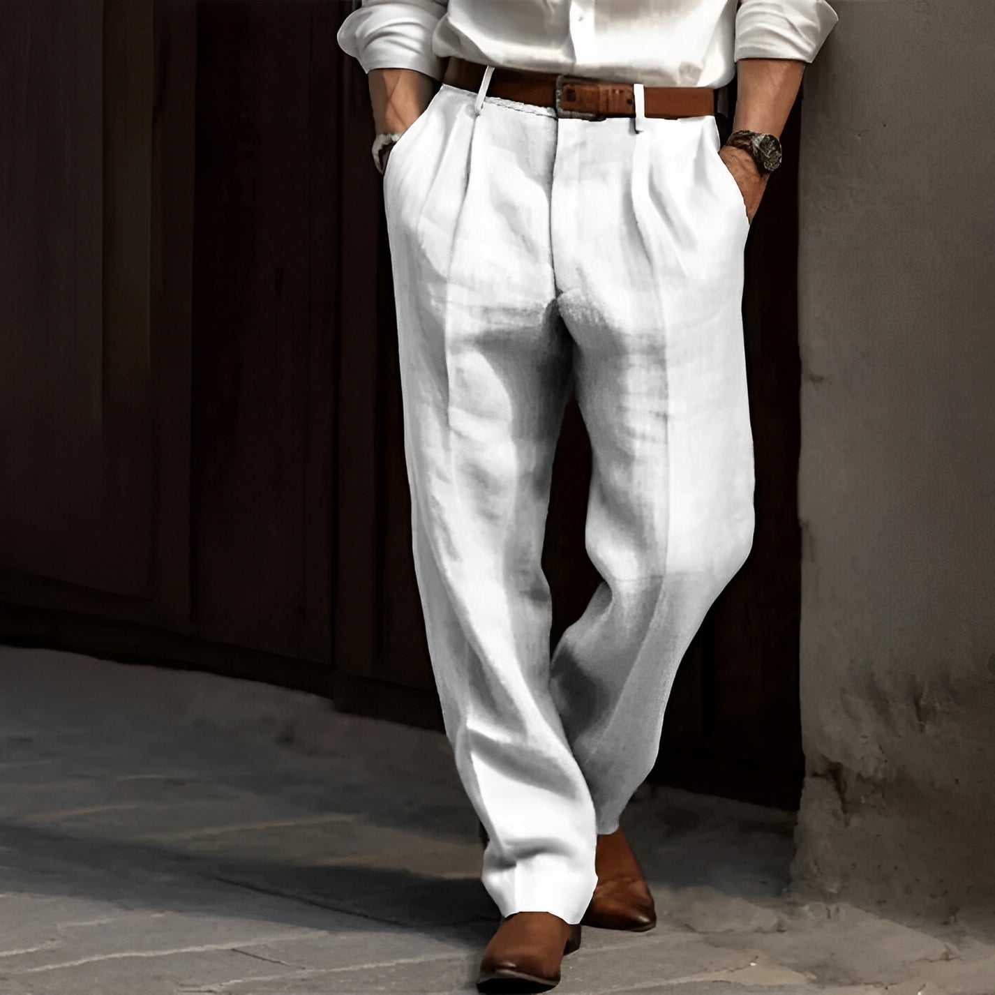Carlos – Pantalon Homme Style Rétro Confortable