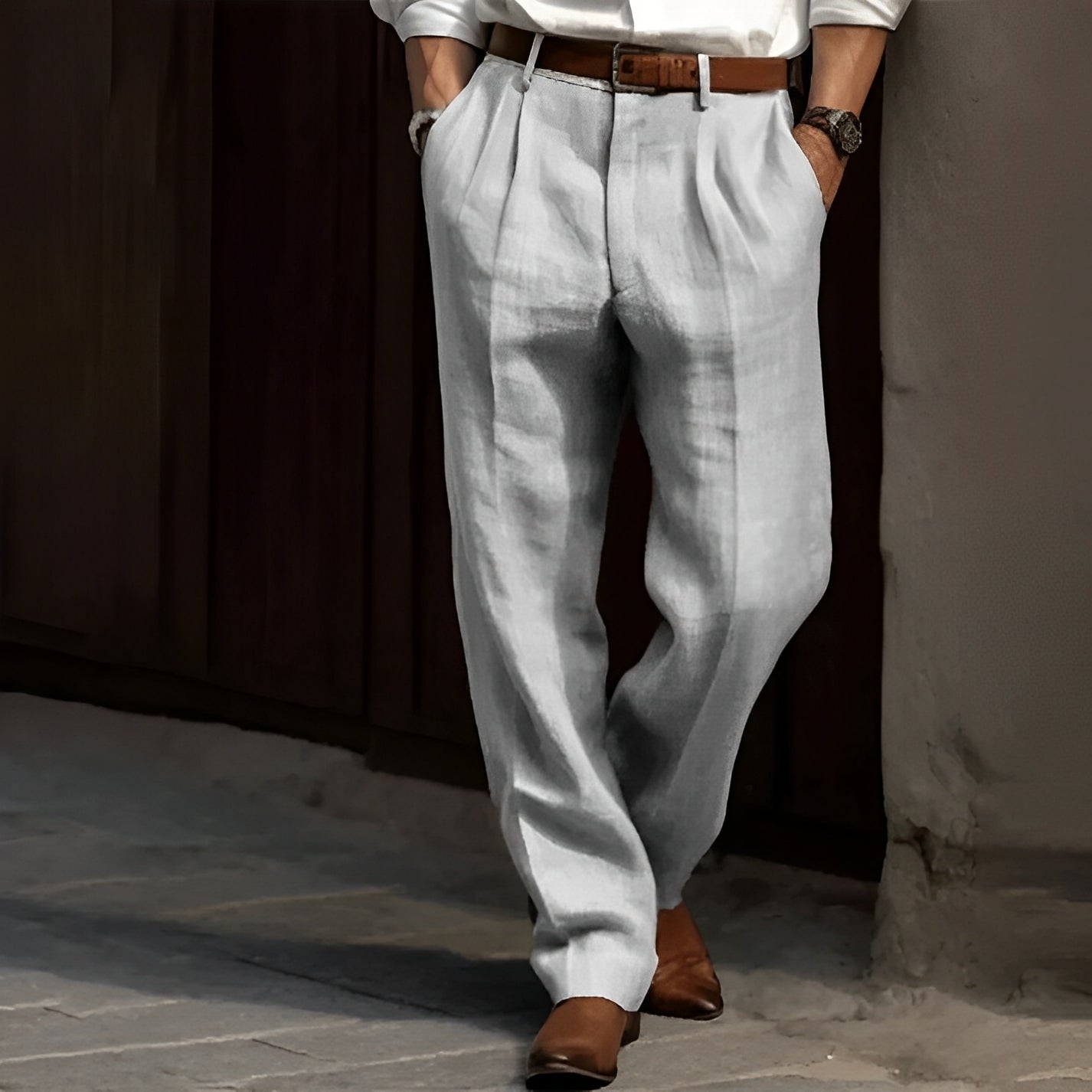 Carlos – Pantalon Homme Style Rétro Confortable
