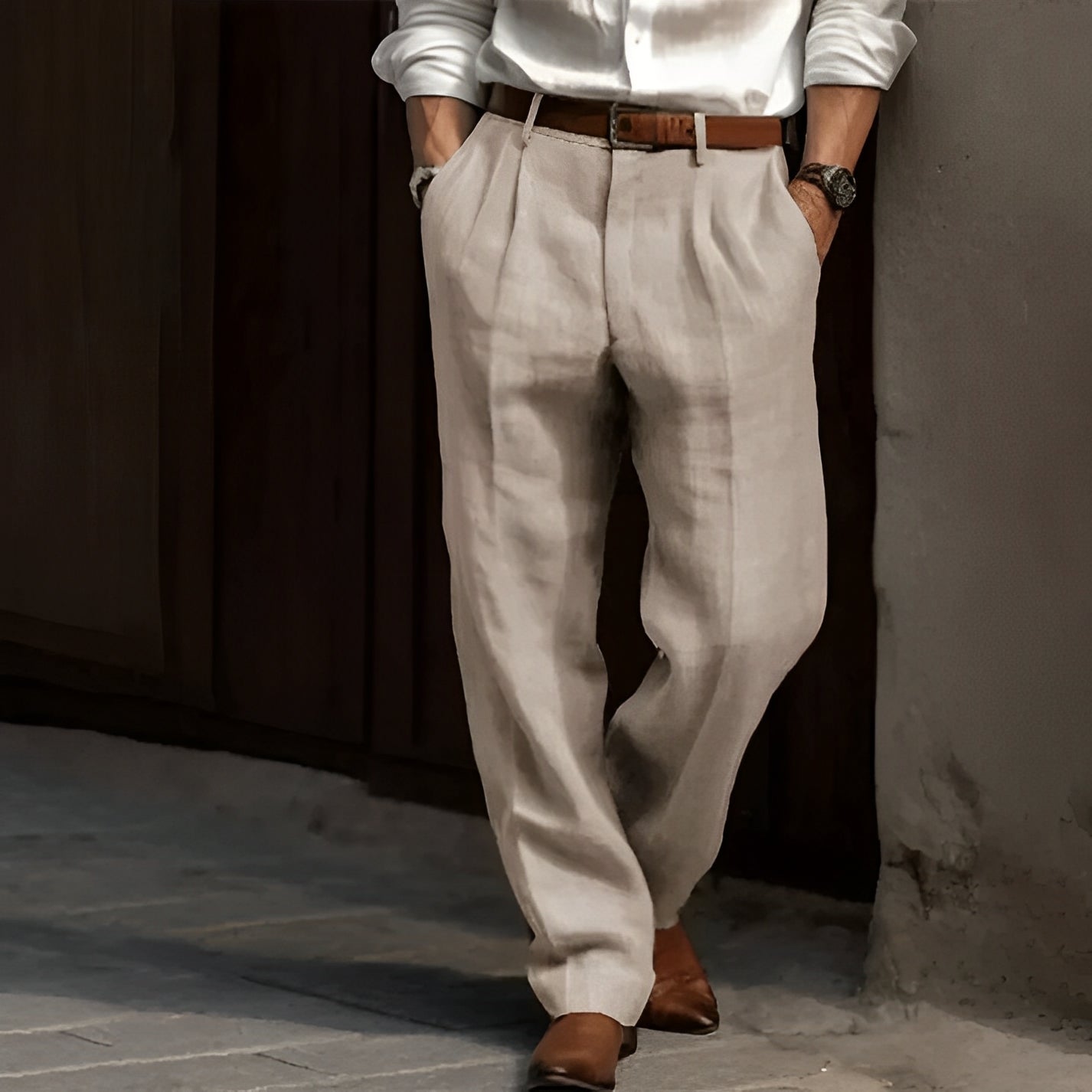 Carlos – Pantalon Homme Style Rétro Confortable