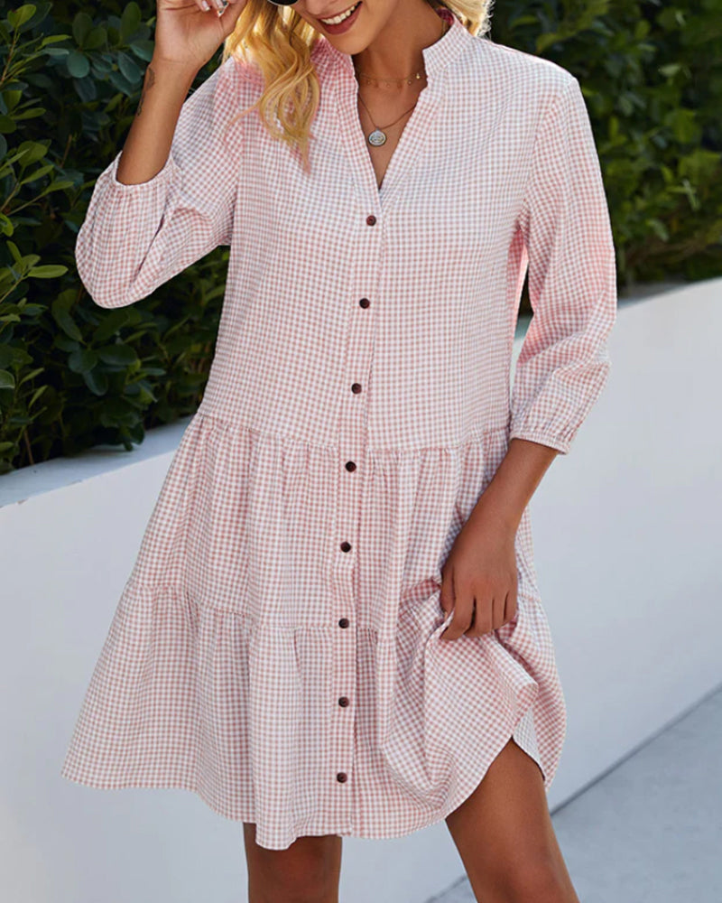 Evelyn - Robe pour femme avec des boutons
