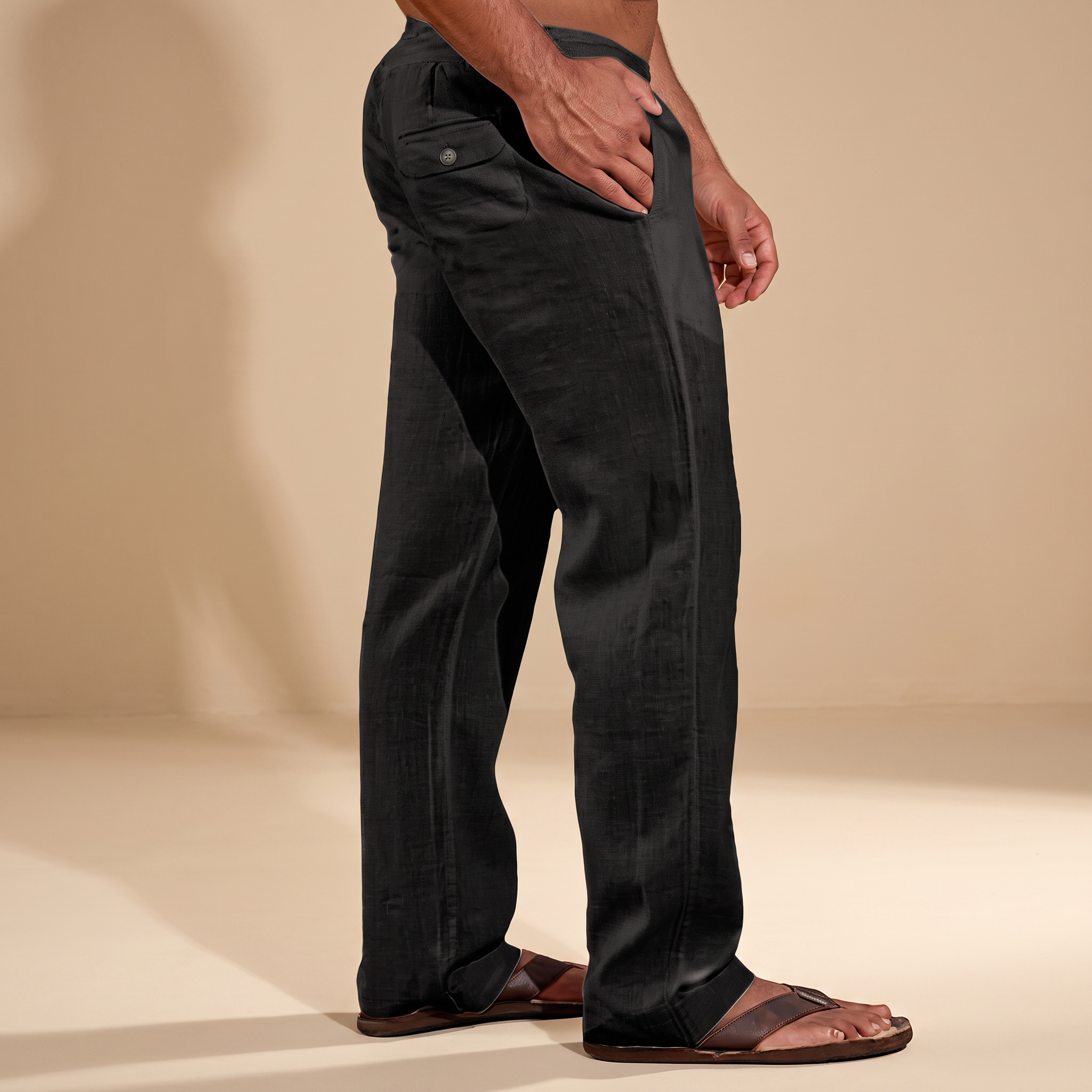 Elias - Pantalon Relax Droit