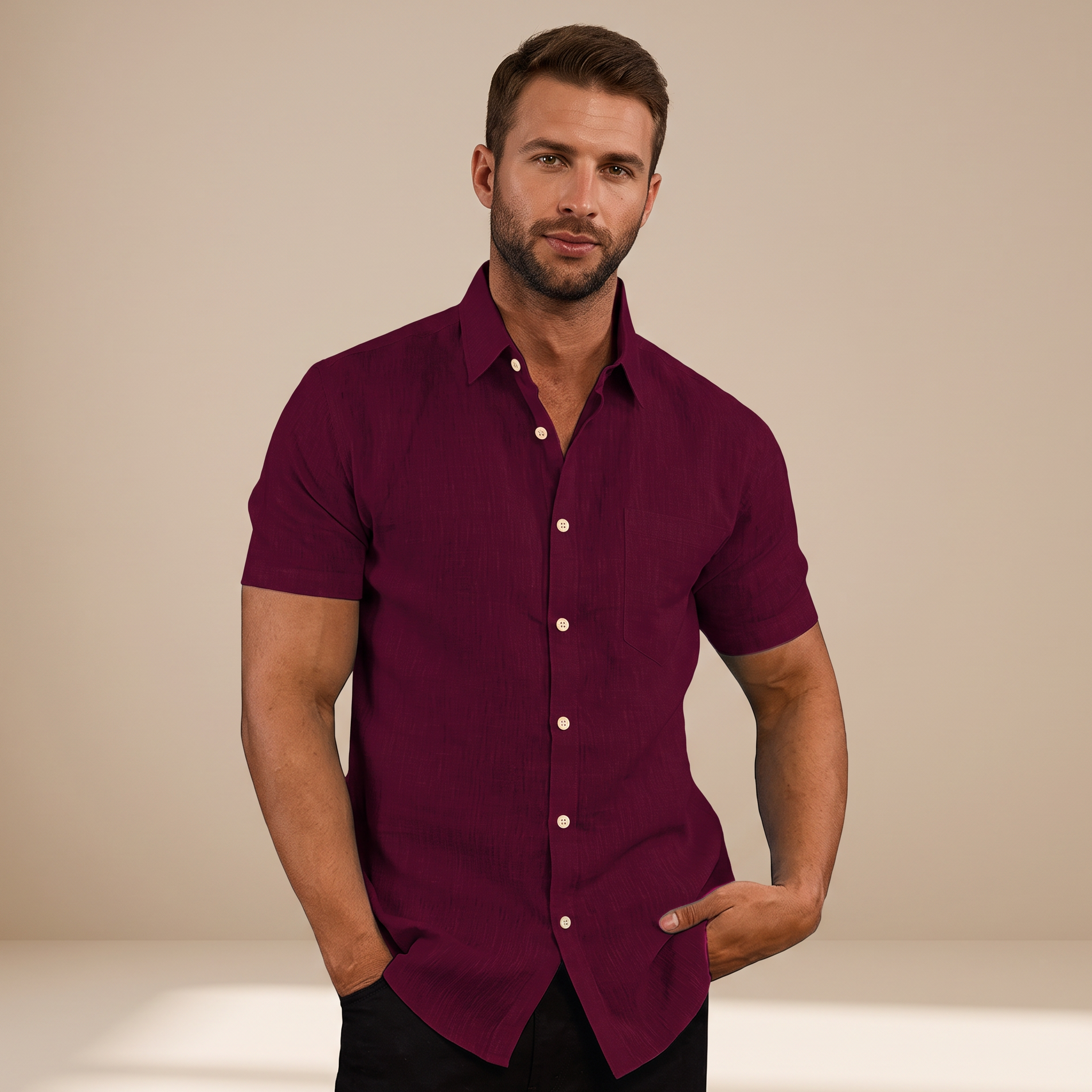 Cassius - Chemise courte élégante