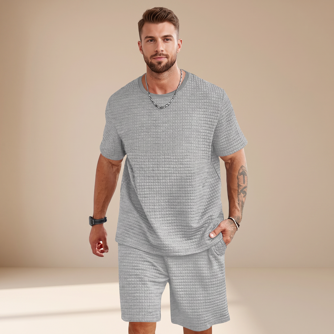 Harris - Ensemble Relax en Tissu Texturé