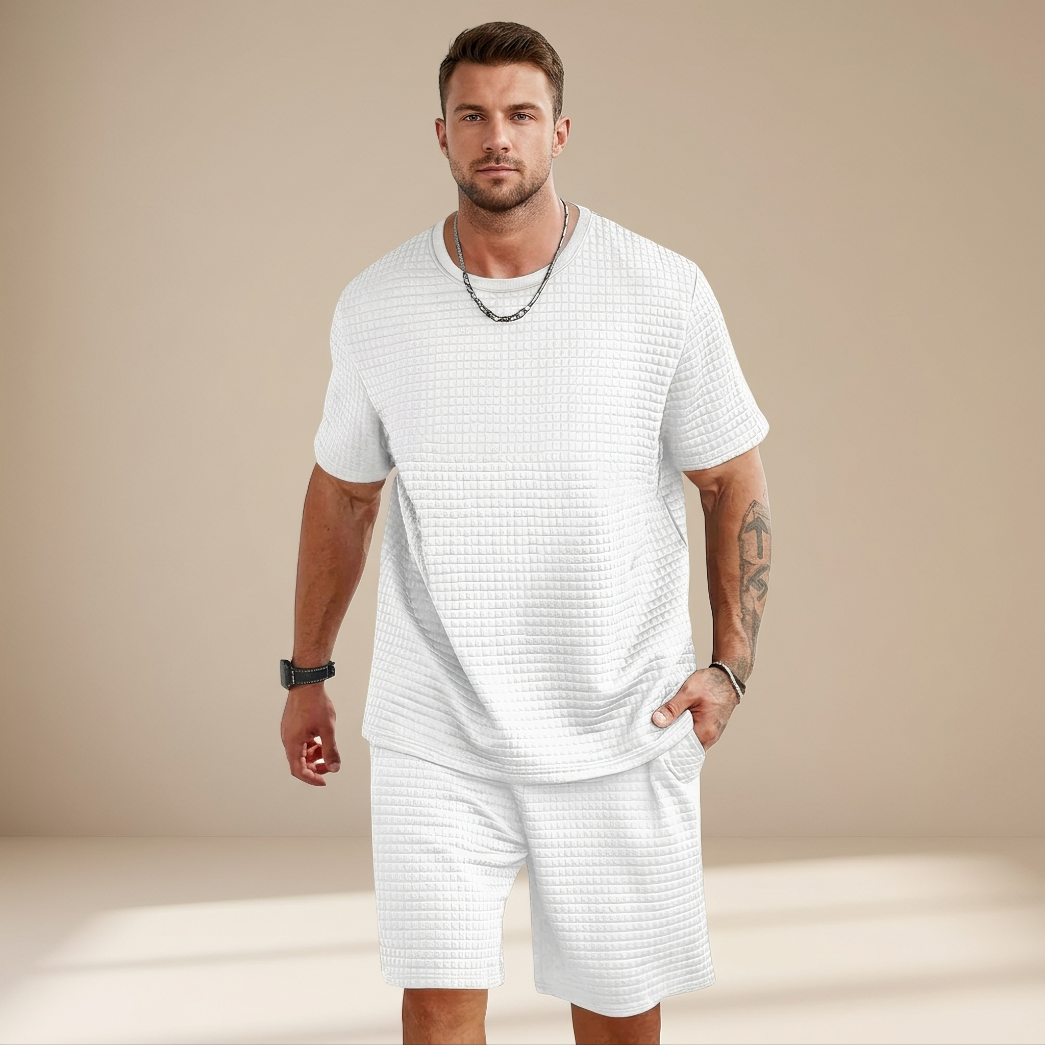 Harris - Ensemble Relax en Tissu Texturé