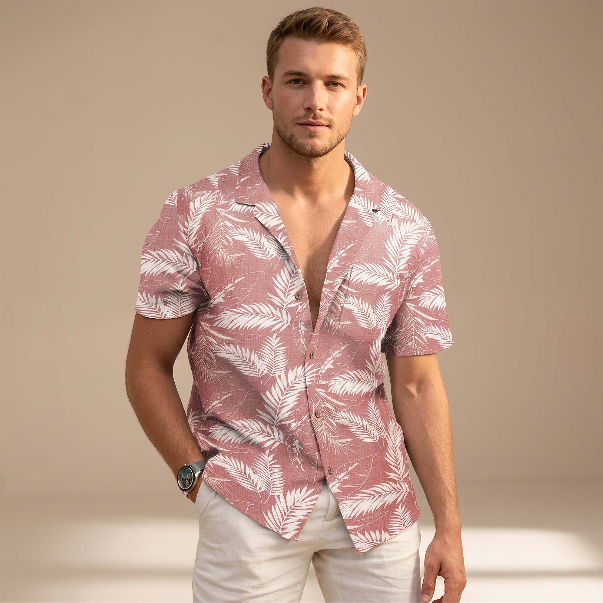 Tiago - Chemises avec Motifs Tropicaux