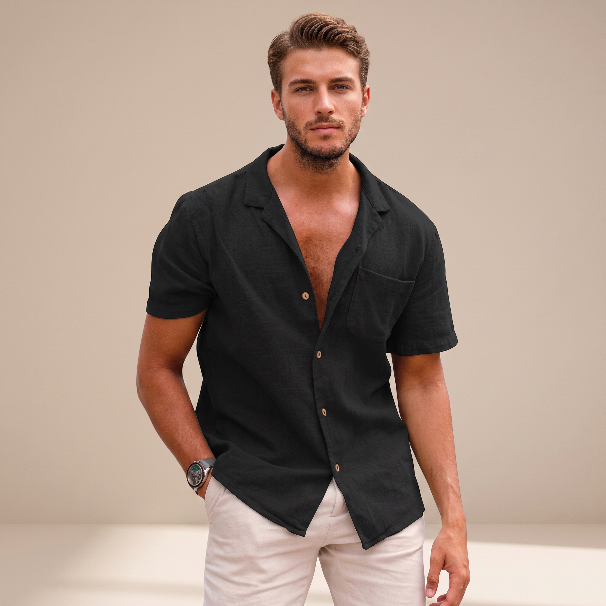 Tiago - Chemises avec Motifs Tropicaux