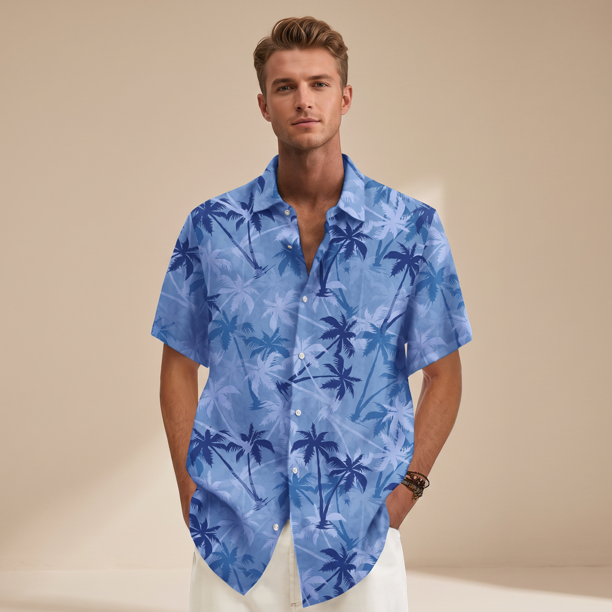 Jenson - Chemise à motifs tropicaux