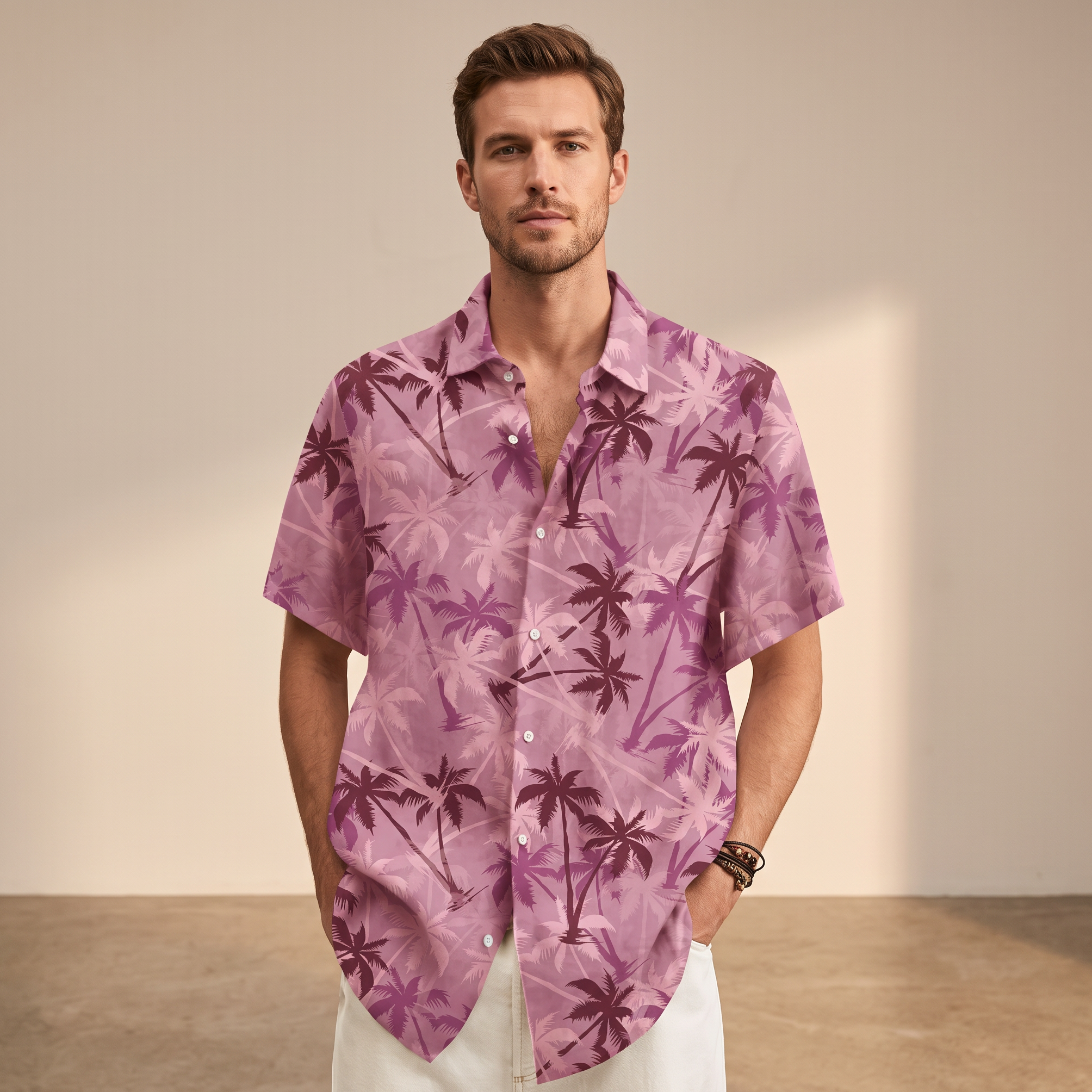 Jenson - Chemise à motifs tropicaux
