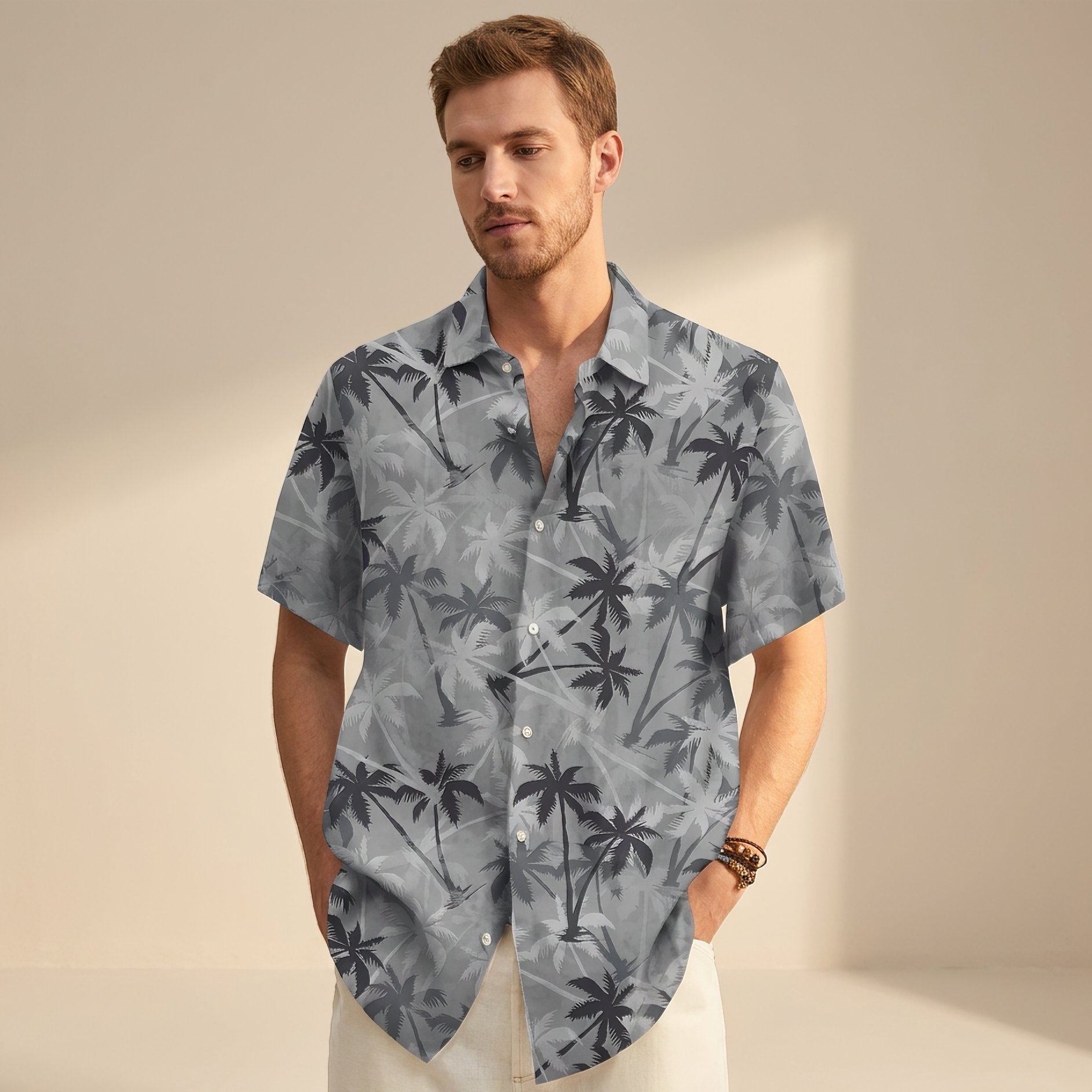 Jenson - Chemise à motifs tropicaux