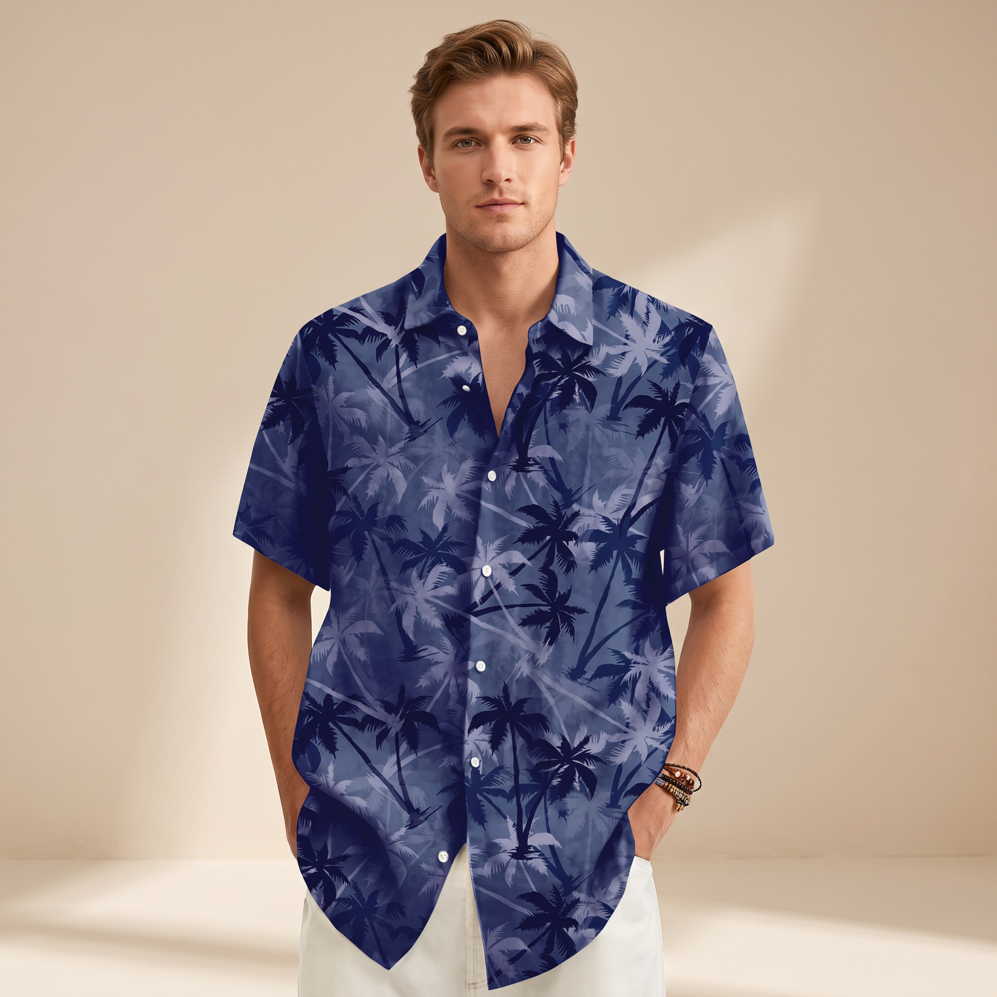Jenson - Chemise à motifs tropicaux
