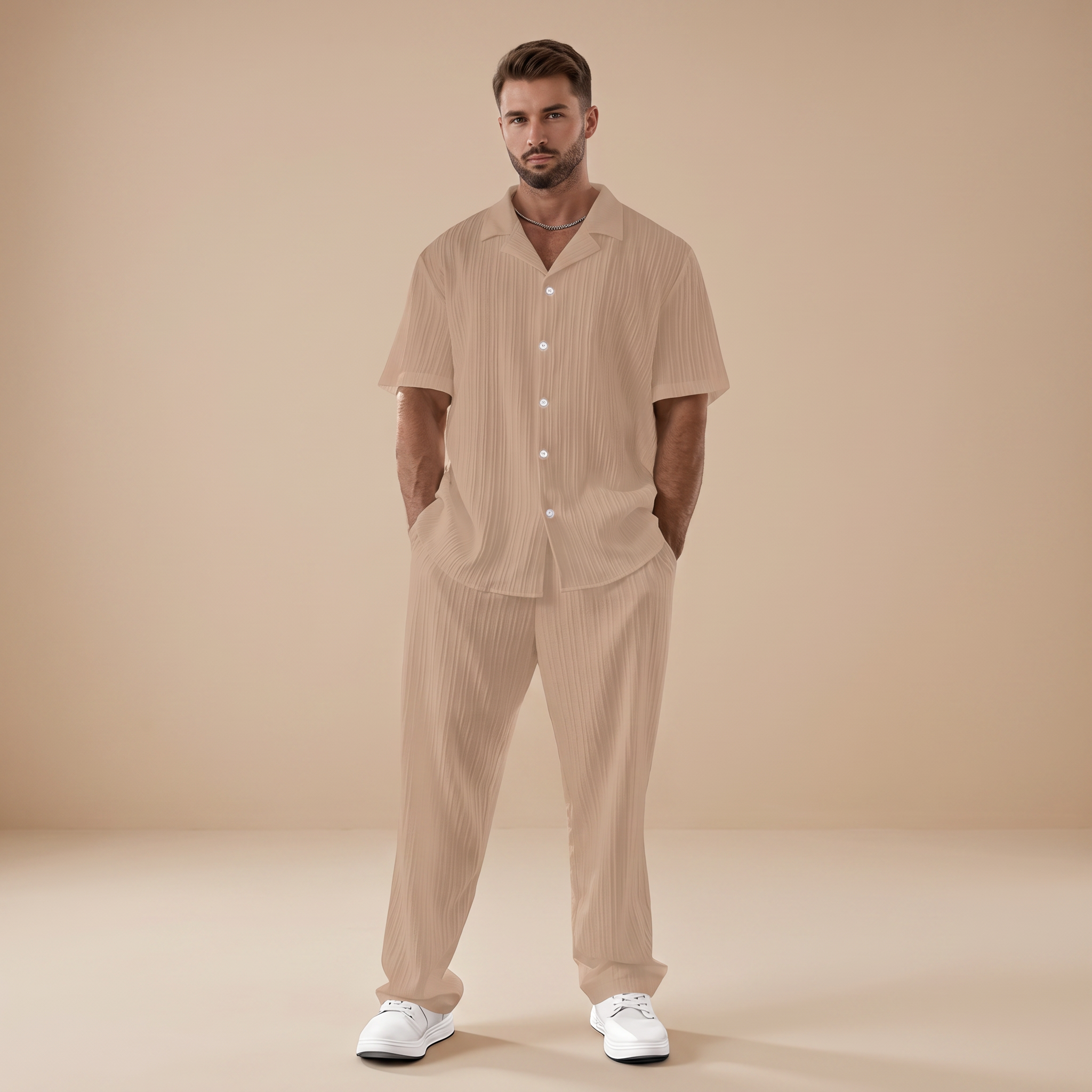 Scott - Ensemble Décontracté à Rayures