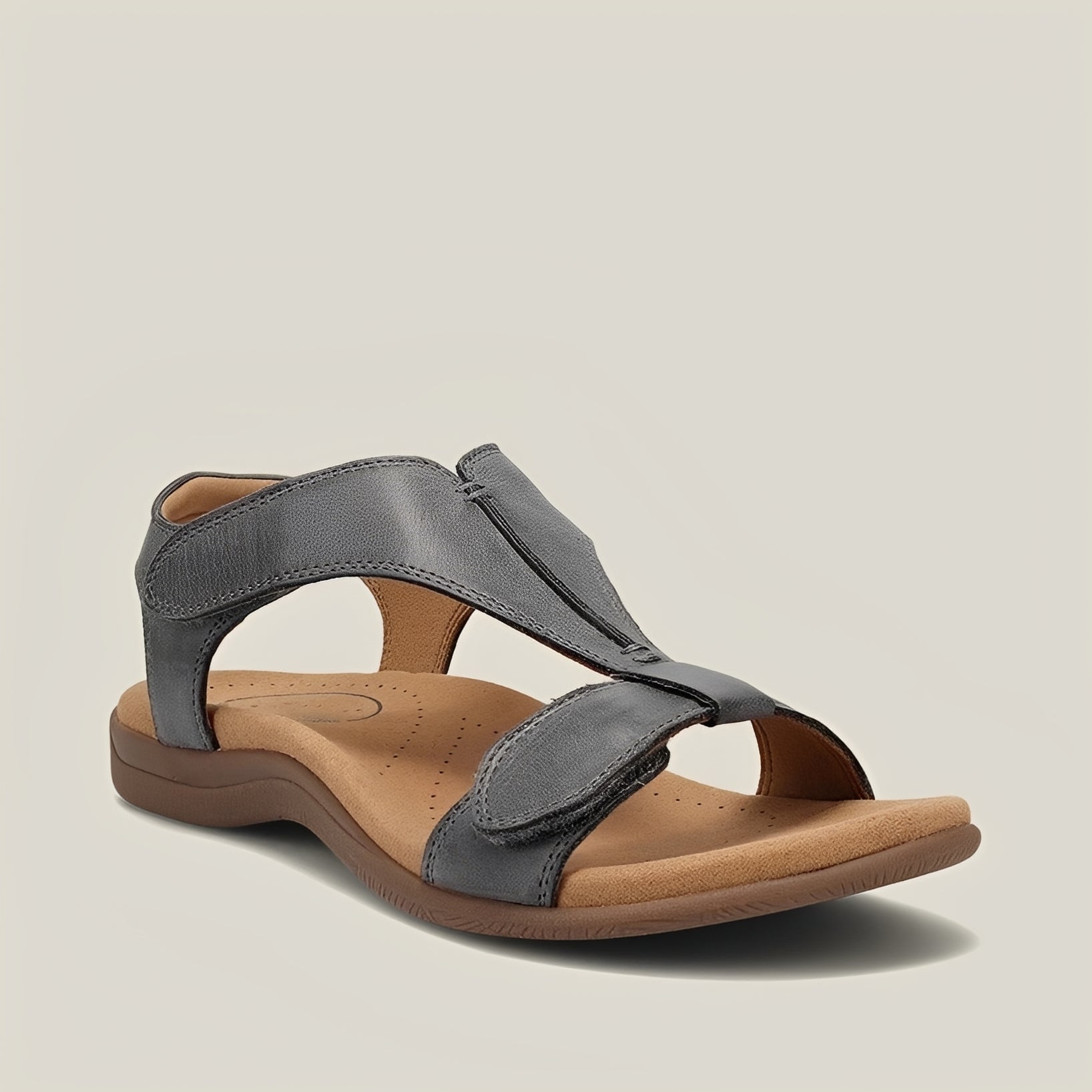 Sharon - Sandales à plateforme avec fermeture Velcro