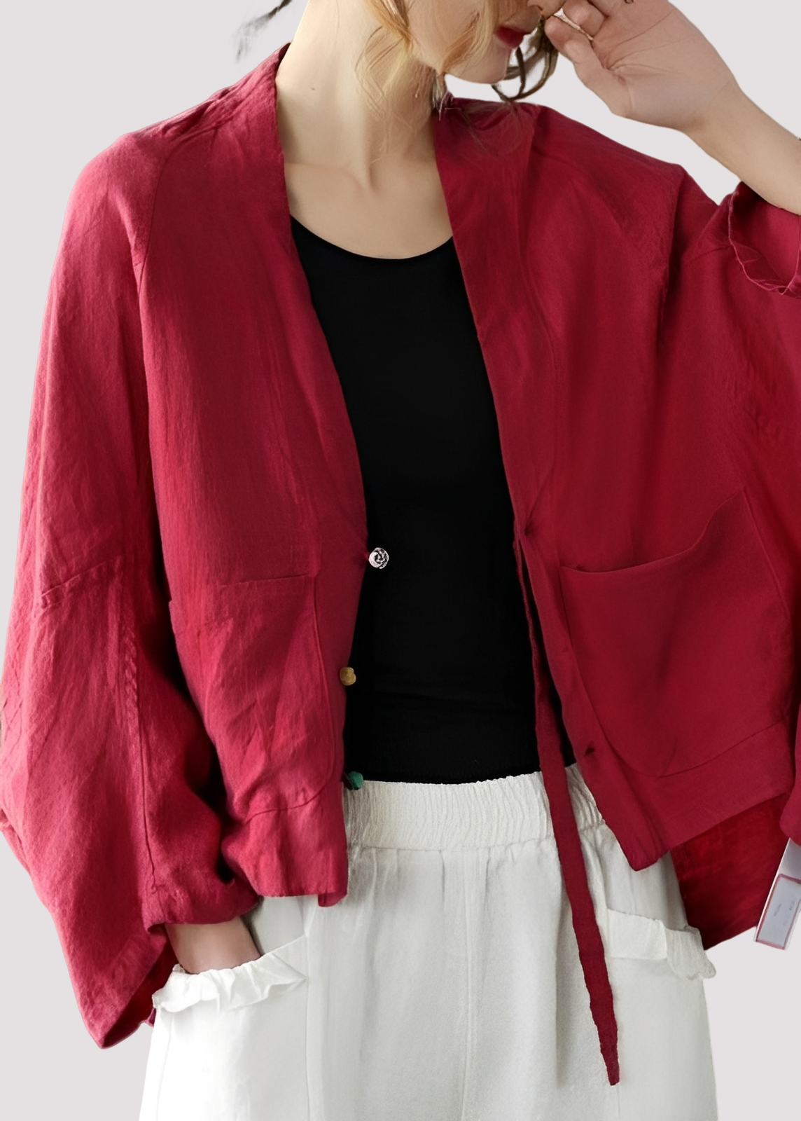 Tilly - Cardigan large et relax avec poches pour femmes