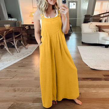 Chloe - Combinaison élégante à jambes larges pour femmes