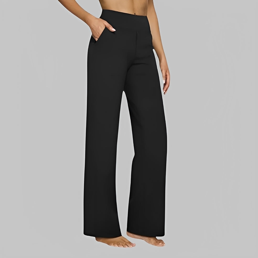 Roxanne - Pantalon Taille Haute Élastique
