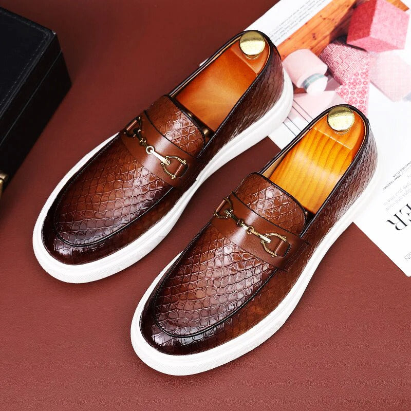 Frances - Mocassins Épurés pour Occasions Formelles