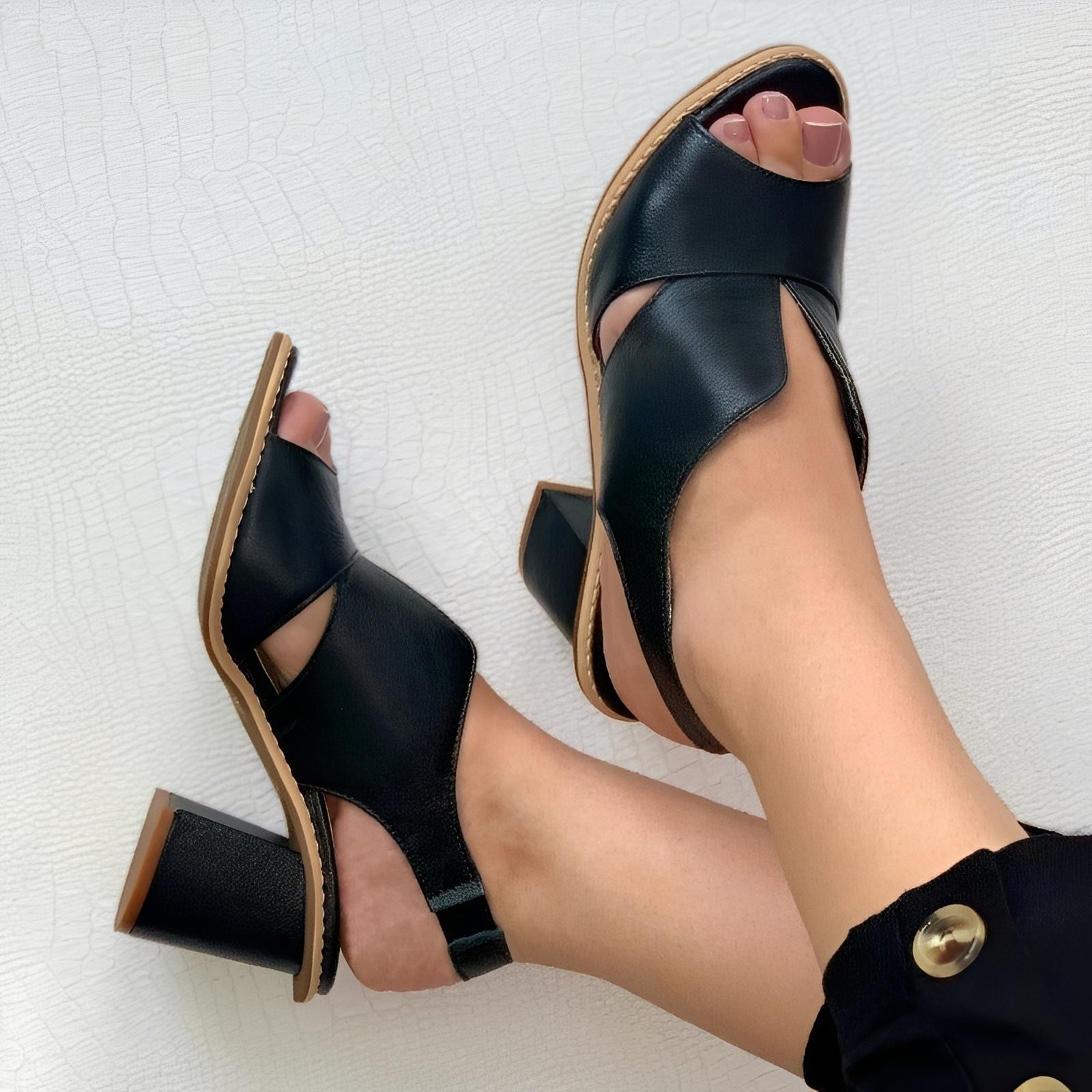 Anita - Sandales élégantes à bout ouvert