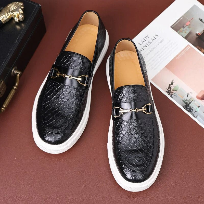 Frances - Mocassins Épurés pour Occasions Formelles