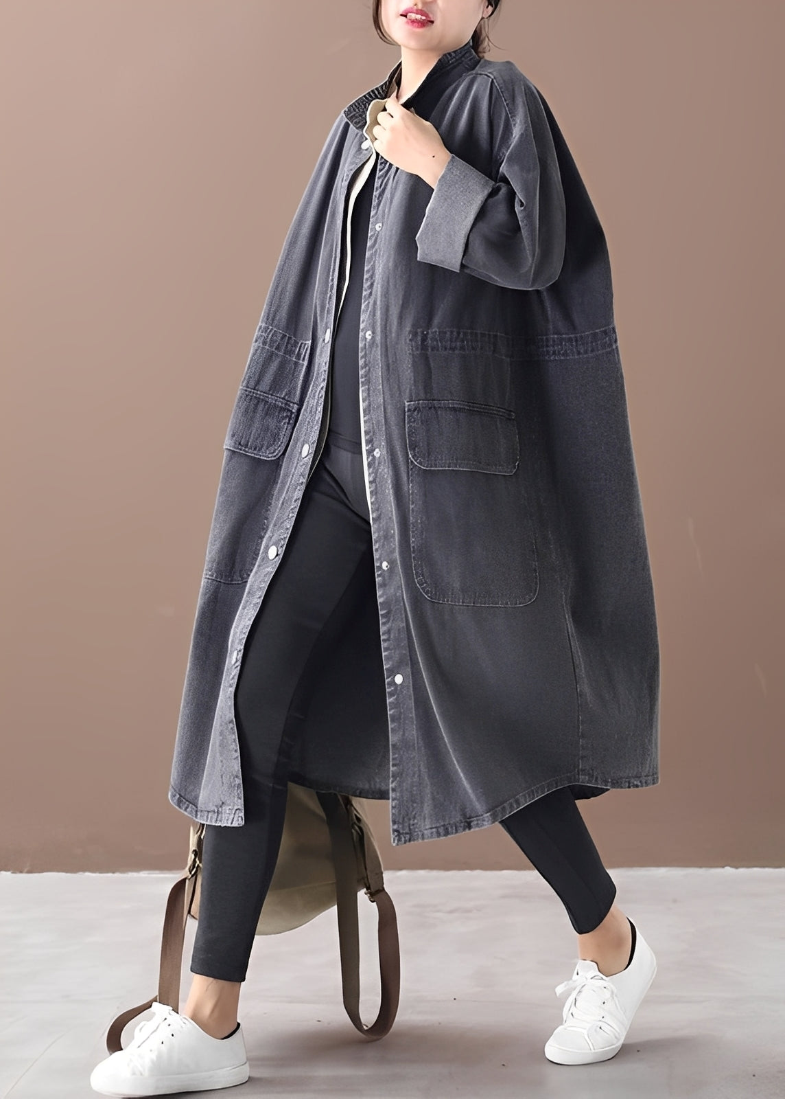 Rachel - Élégante robe-chemise en jean pour femmes