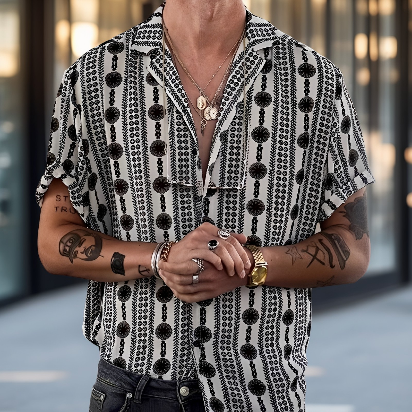 Jeremy - Chemise élégante et ample pour hommes