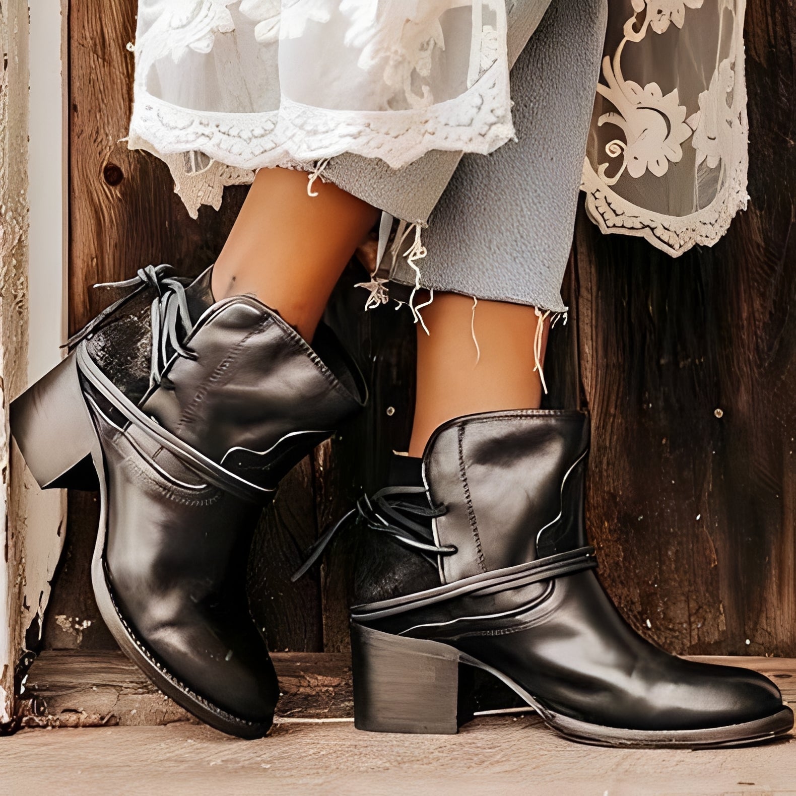 Jesse - Bottes féminines tendance avec talons hauts