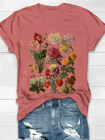 Annalise - T-shirt à la mode avec motif floral pour femmes