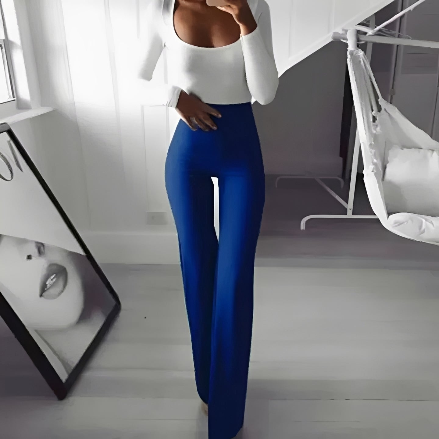 Keiran - Pantalon chic avec jambes évasées