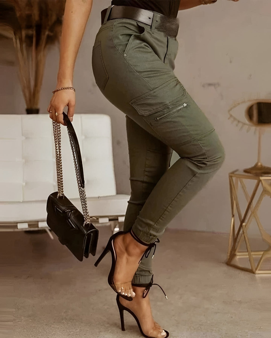 Jermaine - Pantalons Cargo Slim Actuels