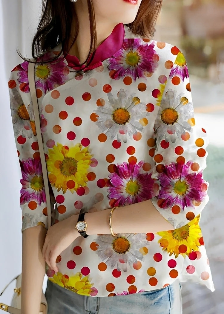 Margaret - Chemisier à fleurs chic pour femmes