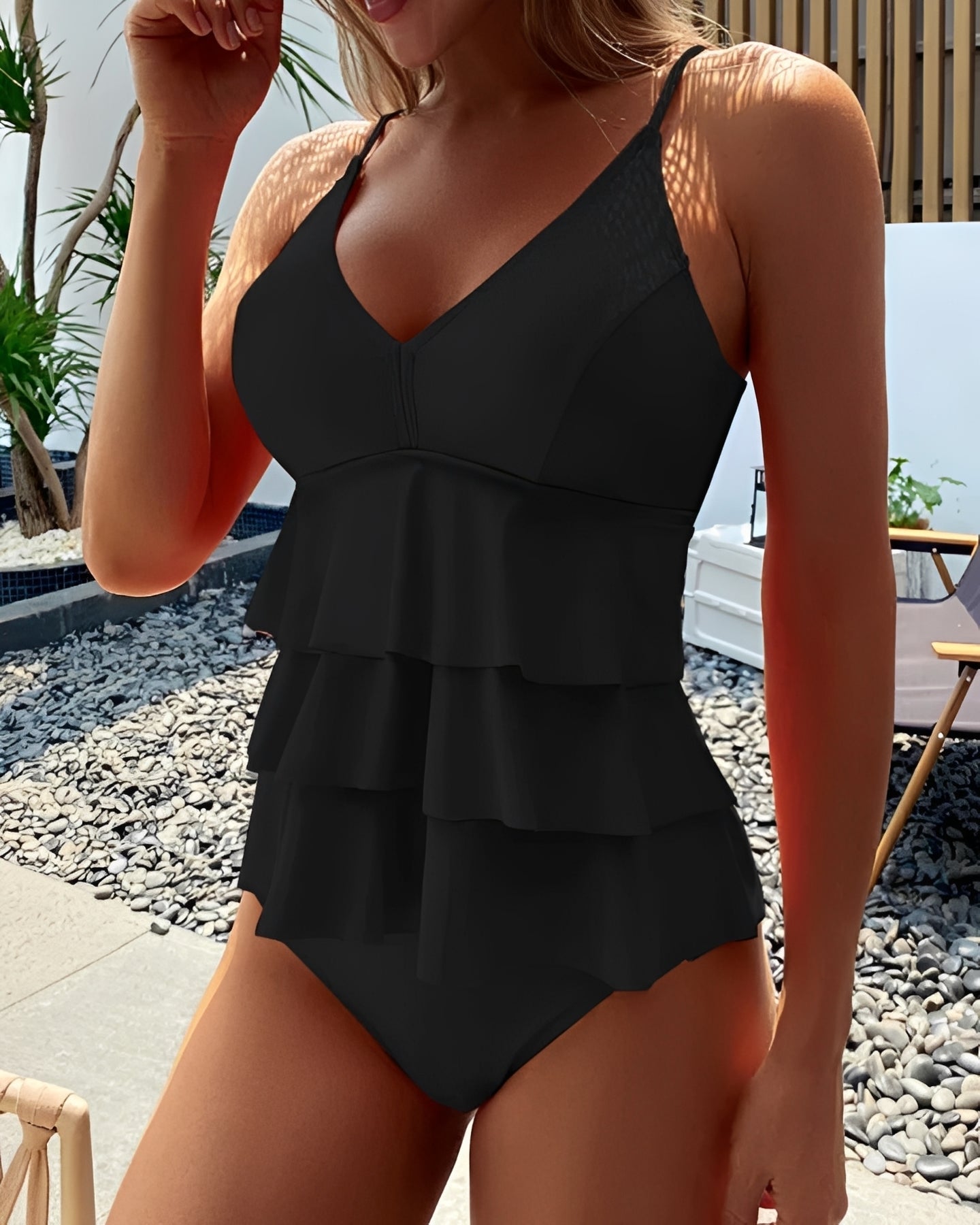 Lauren - Maillot de bain chic avec volants