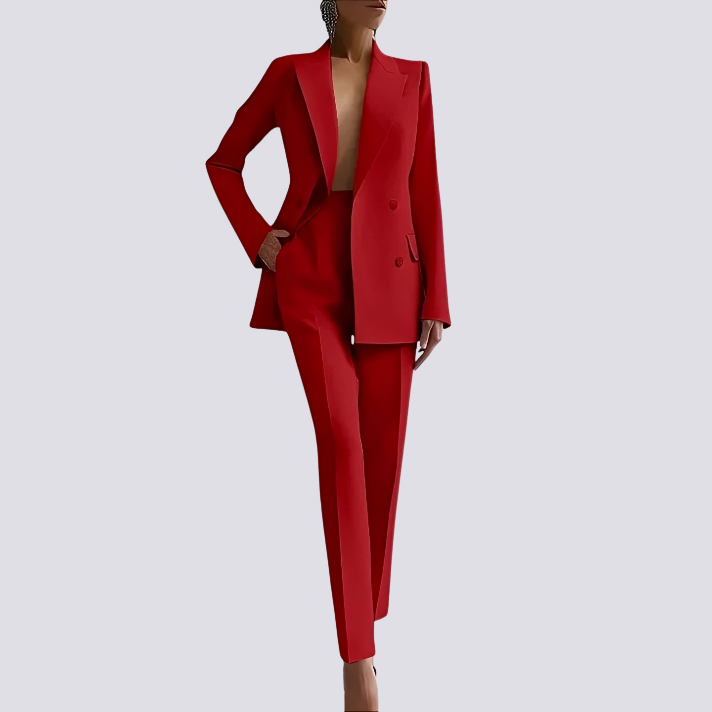 Fannie - Costume formel à un bouton unique