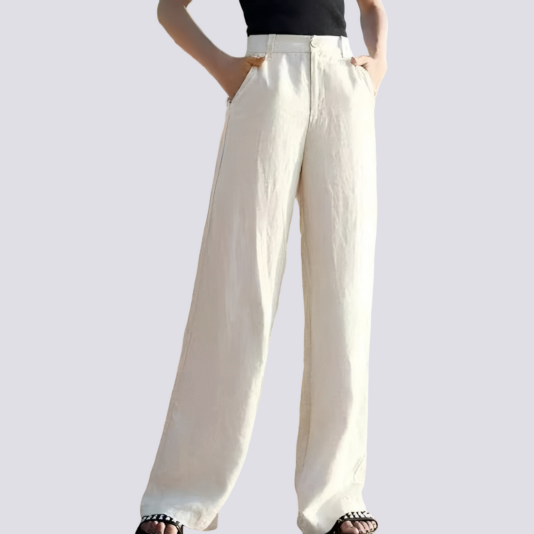 Nellie - Pantalon Évasé et Confortable