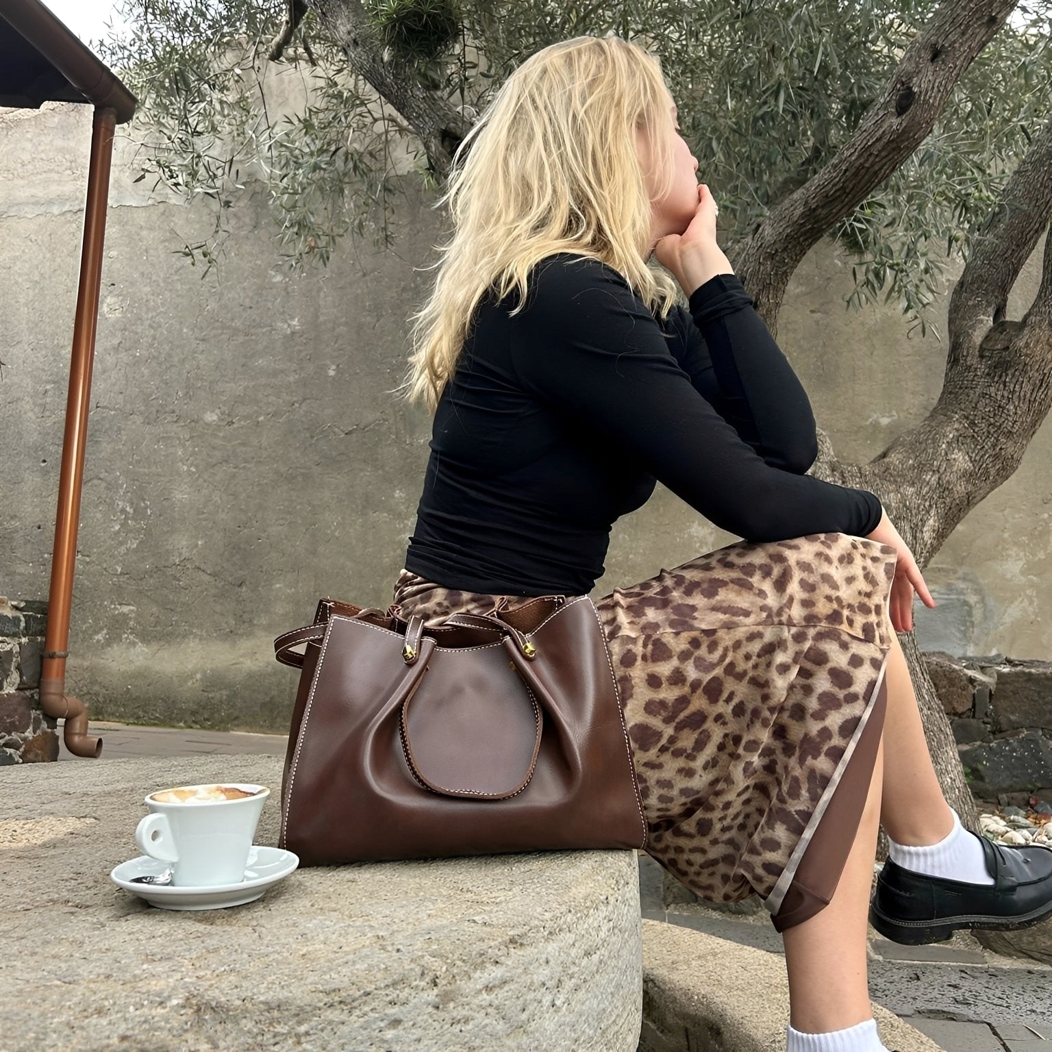 Sabrina - Sac d'Épaule Élégant et Rétro