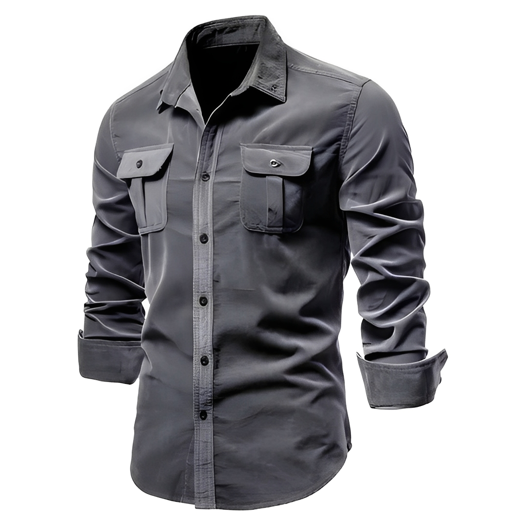 Blake - Chemise homme relax à manches longues