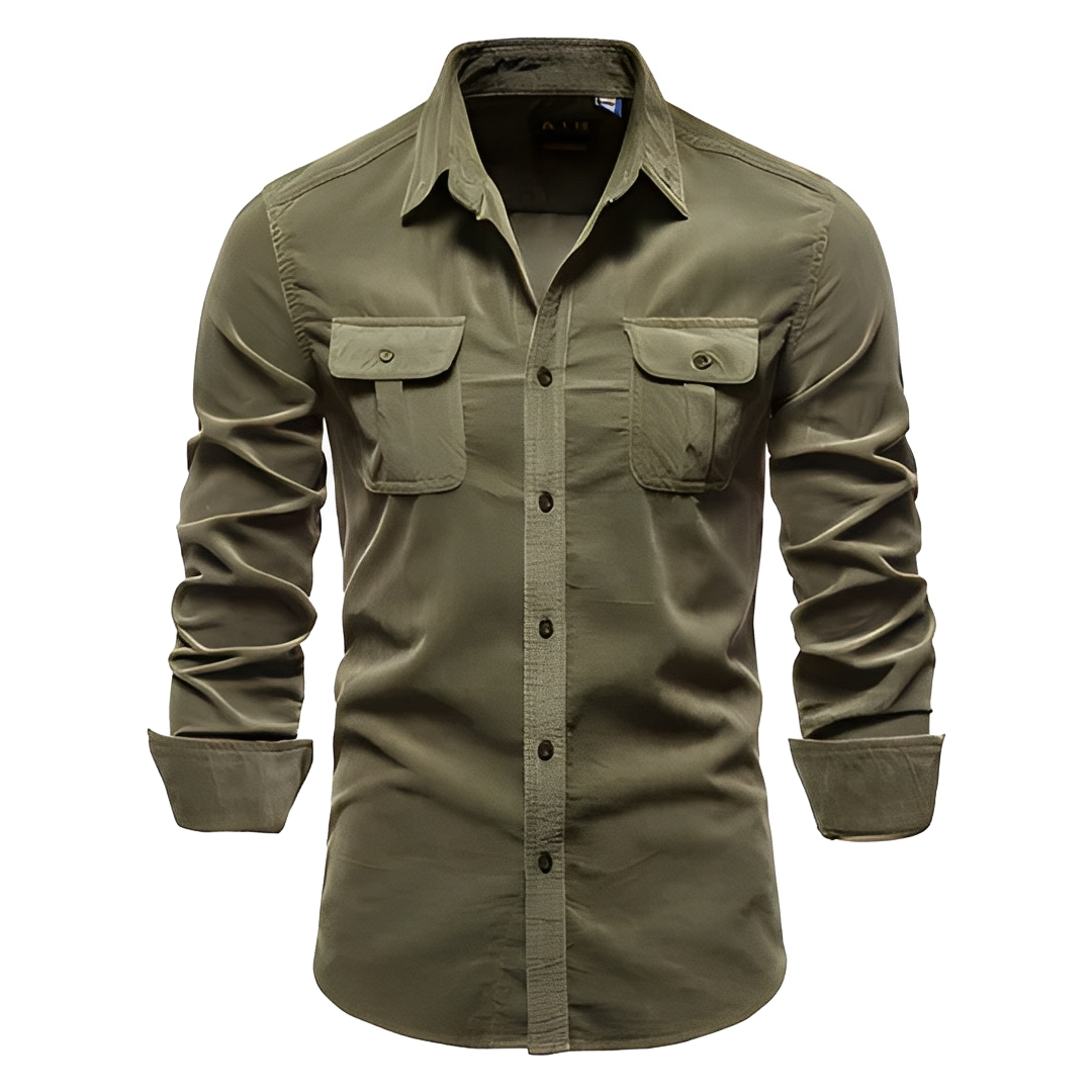Blake - Chemise homme relax à manches longues