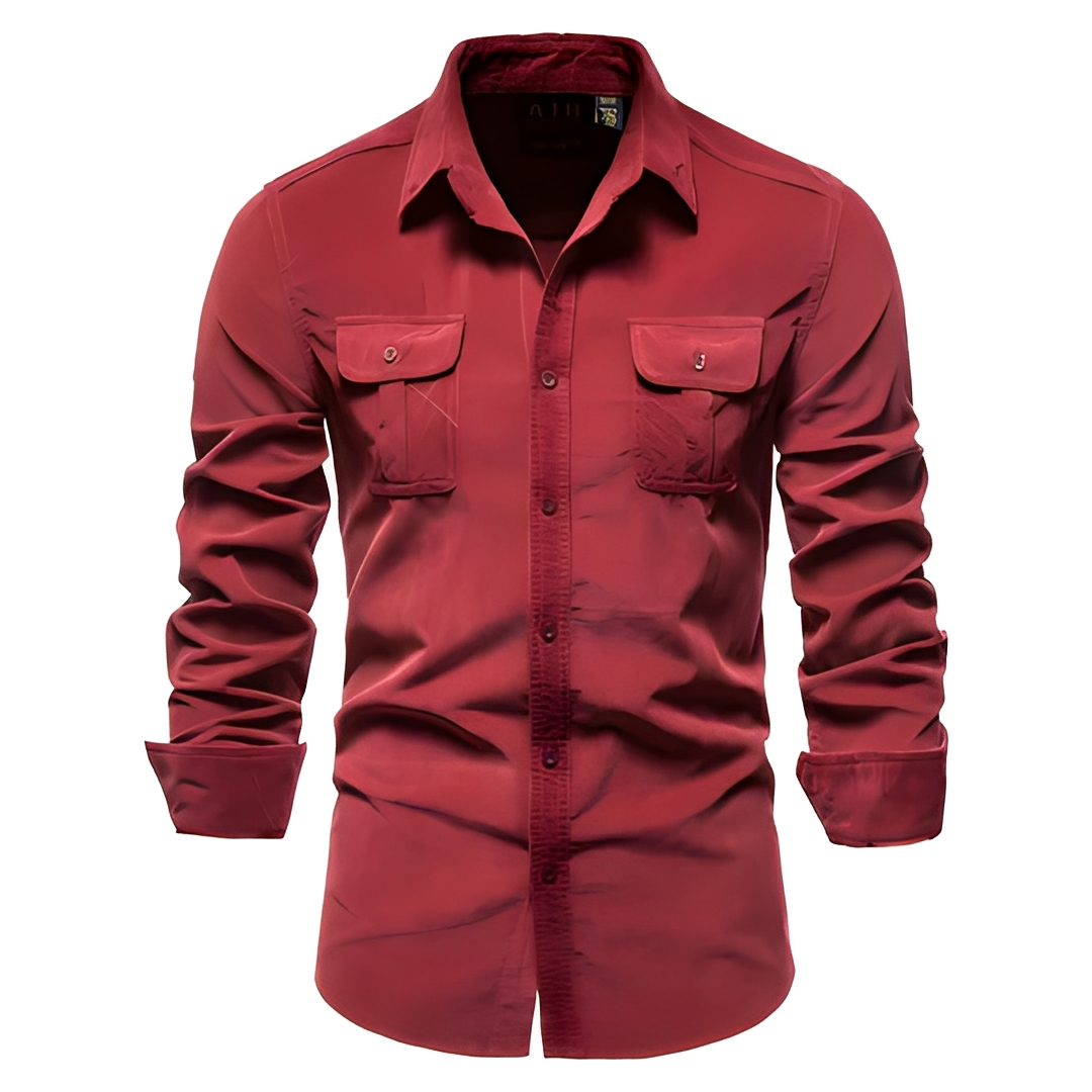 Blake - Chemise homme relax à manches longues