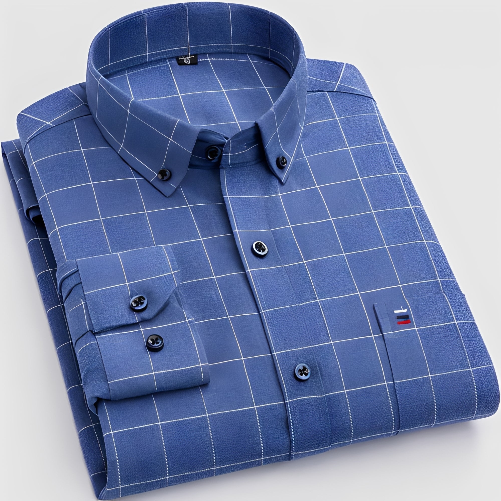 Lance - Chemise à carreaux pour homme à manches longues